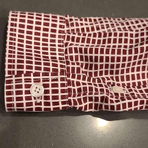 Armani Exchange sz M/M button front shirt with collar fitted casual - Picture 10 of 10